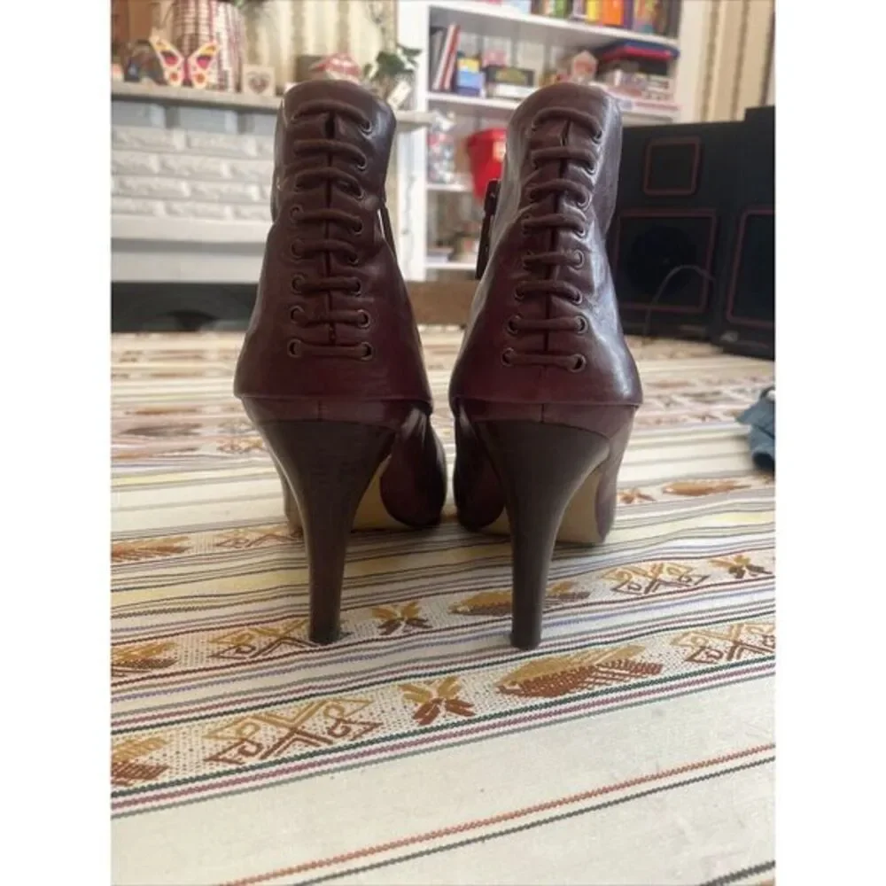 Rare Vintage Nine West Plum Fold Over Boot.  Great Quality And Condition‎